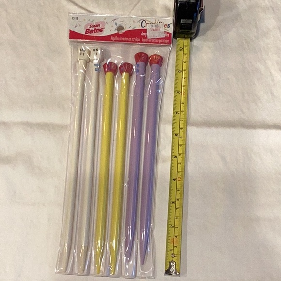 Susan Bates Set of 3 Knitting Needles - Picture 1 of 1